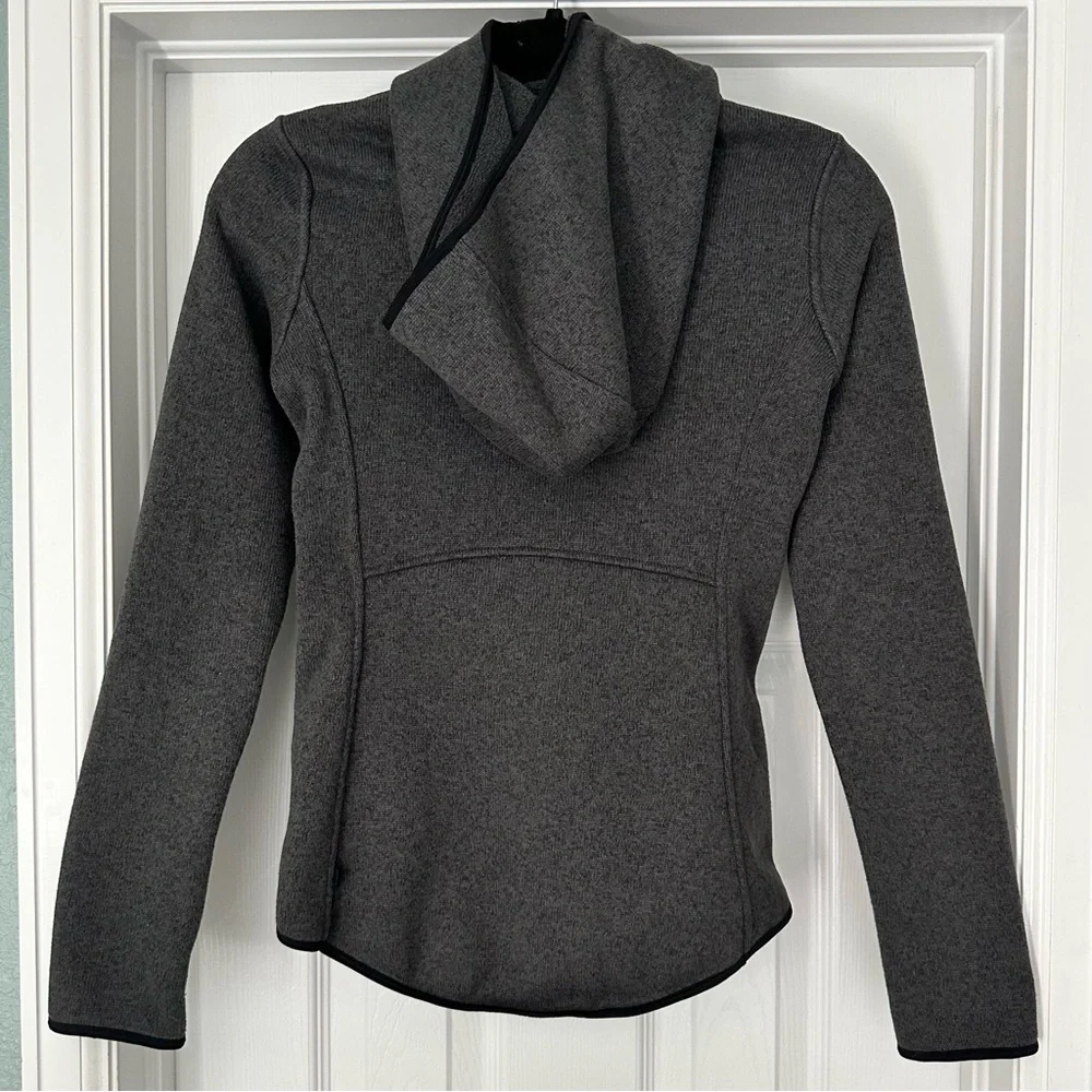 Lululemon Fleece & Thank You Pullover Heathered Black / Black‎ Size 2